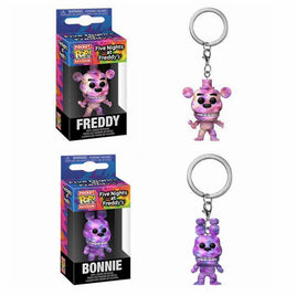 ASST POP Keychain: FNAF- TieDye-Freddy&Bonnie-Set of 12-Special Offer