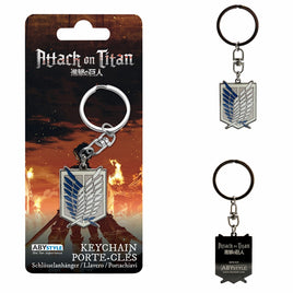 ATTACK ON TITAN - Scouts Legion Emblem Metal Keychain