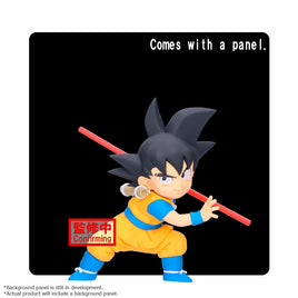 DRAGON BALL SON GOKU FIGURE WITH PANEL