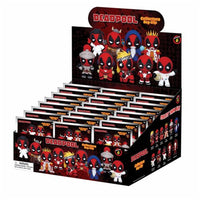 DEADPOOL 3D FOAM FIGURAL KEYRING BLIND BAG CLIP - Ser. 6-24pcs PDQ