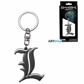 DEATH NOTE - "L" 3D Metal Keychain