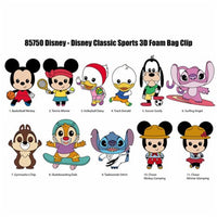 DISNEY SPORTS 3D FOAM KEYRING BLIND BAG ASST-24pcs PDQ