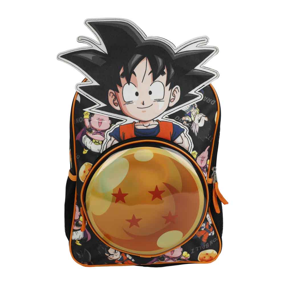 Dragon Ball Z Goku 16 Inch Kids Backpack with Lunch Bag