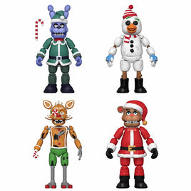 Five Nights At Freddy's Holiday Action Figure Asst-Set of 6