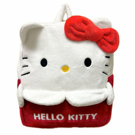 HELLO KITTY 16" FULL BODY PLUSH BACKPACK w/ EMBROIDERED DETAILS & 3D BOW