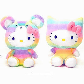 HELLO KITTY - 6.5 IN RAINBOW SHERBET PLUSH SET-Set of 2