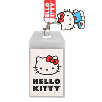 HELLO KITTY ICONS LANYARD w/ID HOLDER & CHARM