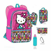 HELLO KITTY MAGIC SEQUINS 5PC SET 16" BACKPACK