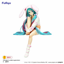 Hatsune Miku - Noodle Stopper Figure -Rabbit Ear Hood Pajama