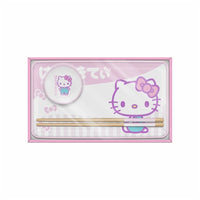 Hello Kitty Tokyo Pink Stripes Boxed 3pc Ceramic Sushi Set