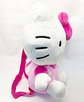 Hello Kitty in Pink Jumpsuit Sitting Pose Plush Backpack