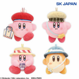 SK: Kirby Sunny Day Mini Plush Asst-Set of 4-Japan Version