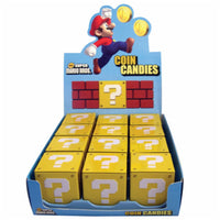 Super Mario : Question Mark ' ? ' Coin Candy Asst - 12 pcs PDQ