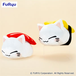 Nemuneko Thank you for waiting! Sushi BIG Plush Set - Set of 2-Red &Yellow-Japan Imports