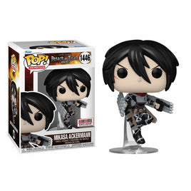 POP!Animation #1446-ATOT-Metallic Mikasa Ackermann-BBTS Exclusive