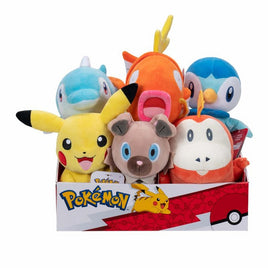 Pokemon 8 Inch Basic Plush Asst-W13-Set of 6