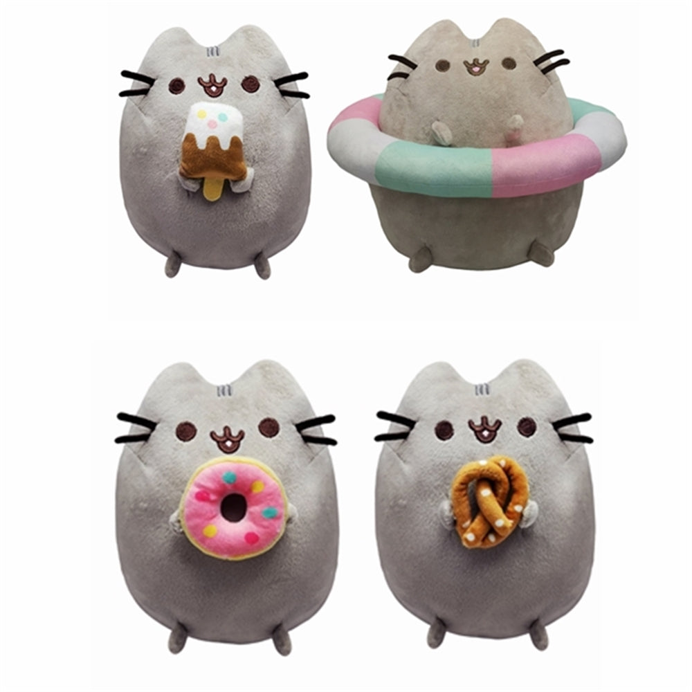 Pusheen 9 Plush Asst Set of 4 Donut Ice Cream Pretzel Floatie CASA MANGA