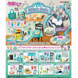 Re-Ment:Hatsune Miku Series Miku's Café Mini Figure Playset Asst-Set of 8(Box)