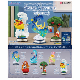 Re-ment :Pokemon Swing Vignette Collection Vol.3 Mini Figure Asst-Set of  6pcs (Box)