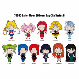 SAILOR MOON 3D FOAM BAG CLIP ASST - SERIES 8-24pcs PDQ