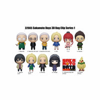 SAKAMOTO 3D FOAM KEYRING BLIND BAG ASST- SERIES 1-24pcs PDQ