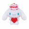 SANRIO - 9IN CINNAMOROLL w/ VALENTINE HAT & HOLDING HEART PLUSH