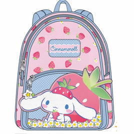 SANRIO CINNAMOROLL BERRY BESTIE 10.5" PU DELUXE LEATHER MINI BACKPACK