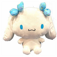 SANRIO CINNAMOROLL with BLUE RIBBON 14" SITTING POSE PLUSH BACKPACK