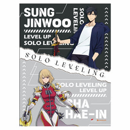 SOLO LEVELING - SUNG JINWOO AND CHA HAE-IN WALLSCROLL