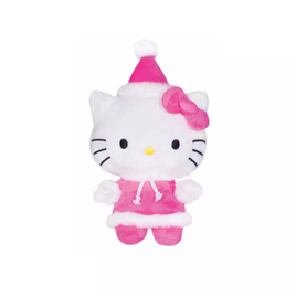 Sanrio Hello Kitty 10 Inch Pink Attire with Christmas Hat Plush