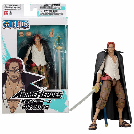 BandaI: Anime Heroes - One Piece - Shanks 6.5 Tall Action Figure – TOY  TOKYO