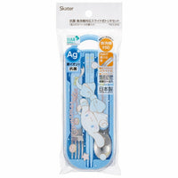 Skater:Sanrio Cinnamoroll Bento Utensil Set in Sliding Case-Japan Imports