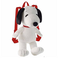 Snoopy 16 Inch Furry Plush Backpack