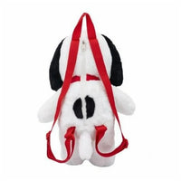 Snoopy 16 Inch Furry Plush Backpack