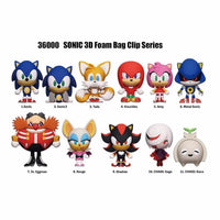 Sonic the Hedgehog 3D Foam Keying Blind Bag Asst-Ser. 3-24pcs PDQ