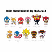 Sonic the Hedgehog 3D Foam Keying Blind Bag Asst-Series 4-24pcs PDQ