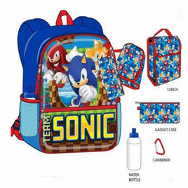 TEAM SONIC 5PC SET 16" BACKPACK