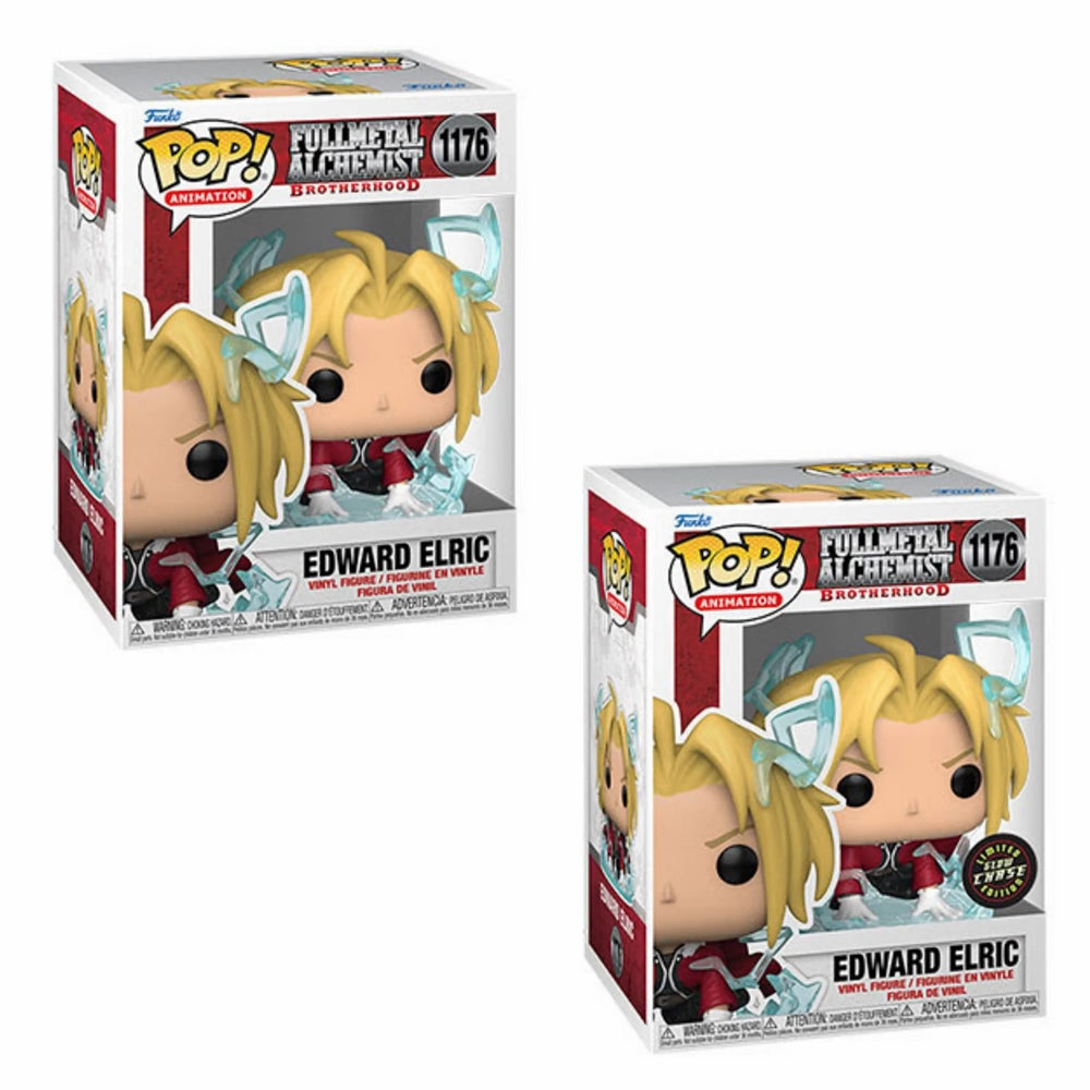 Funko Pop Fullmetal Alchemist Edward Elric Set of 6 with one chase newest