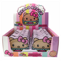 Hello Kitty Burger Tin Sour Candy Asst-12pcs PDQ