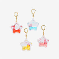 Kirby Puka Puka Star Water Keychain-Pink