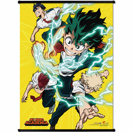 MY HERO ACADEMIA S5- GROUP YELLOW WALL SCROLL