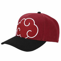 NARUTO AKATSUKI CLOUD PRE-CURVED BILL SNAPBACK