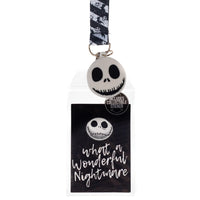 NBC Jack Skellington Lanyard w/ID Holder and Charm