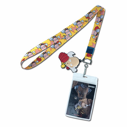 One Punch Man Manga Saitama Id Badge Holder Keychain Lanyard W