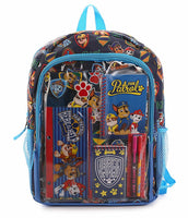 Paw Patrol All Over Print w/ 10pcs Stationery Set 16" Backpack