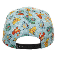 Pokemon All Over Print  Character Snapback Hat-Special Offer