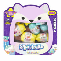 SQUISHMALLOWS Squishville Mini Plush & Fashion Asst in A Shell-24pcs PDQ