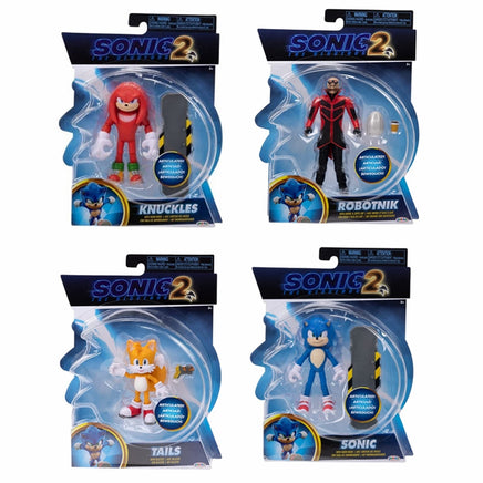 Sonic Movie 4 Inch w/ Accessory Asst-set of 6-Special Offer