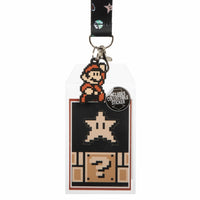 Super Mario Lanyard w/ ID Holder and Charm