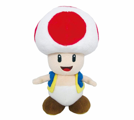 Red Toad 8"  Plush